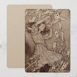 Alice In Wonderland Lewis Carroll Rackham Invitation