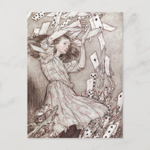 Alice In Wonderland Lewis Carroll Rackham Postcard