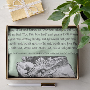 Alice in Wonderland Lobster Quadrille Song Tissue Paper