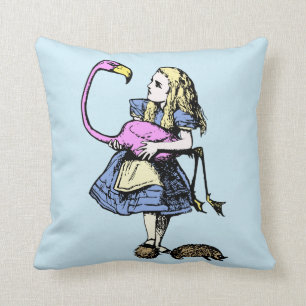 Alice in Wonderland Looking Glass Fairytale book Cushion