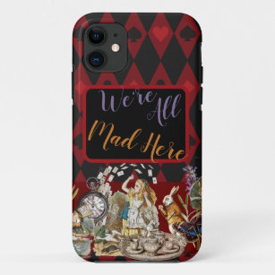 Alice in Wonderland Mad Cheshire Cat Case-Mate iPhone Case