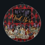 Alice in Wonderland Mad Cheshire Cat Dartboard<br><div class="desc">This colourful new design is based on Alice in Wonderland classic drawings, from the 1800s, showing the mad tea party with Alice, the Mad Hatter, the Cheshire Cat, and the White Rabbit as well as a variety of characters. From Alice in Wonderland by Lewis Carroll.</div>