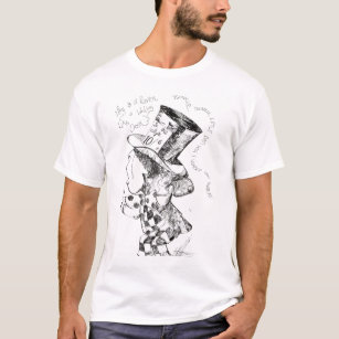 Alice In Wonderland: Mad Hatter Sketch T-Shirt