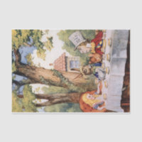 Alice in Wonderland Mad Hatter Tea Party Decoupage