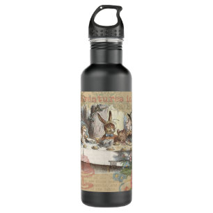 Alice in Wonderland Mad Tea Party Art 710 Ml Water Bottle