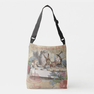 Alice in Wonderland Mad Tea Party Crossbody Bag