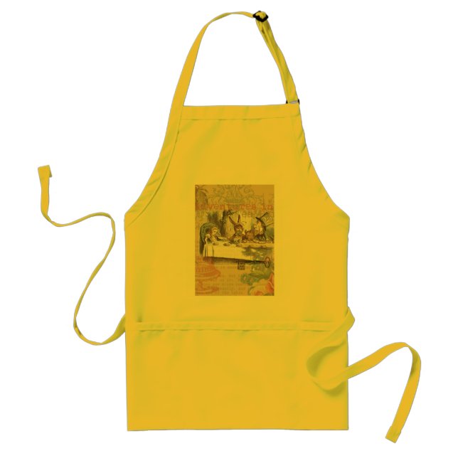 Alice in Wonderland Mad Tea Party Standard Apron (Front)