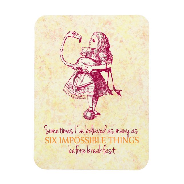 Alice in Wonderland Magnet (Vertical)