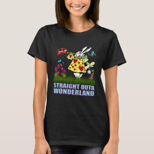 Alice in Wonderland Men Women s Kids White Rabbit T-Shirt