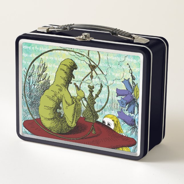 Alice in Wonderland Metal Lunch Box (Front)