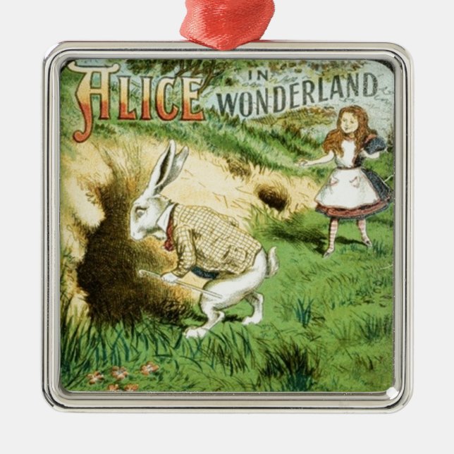 Alice in Wonderland Metal Tree Decoration (Front)