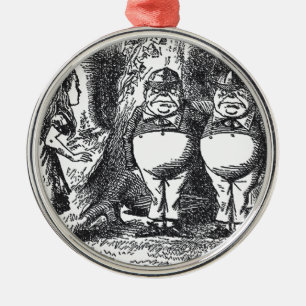Alice in Wonderland Metal Tree Decoration