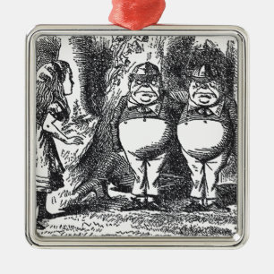 Alice in Wonderland Metal Tree Decoration