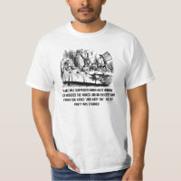 Alice (In Wonderland) Mob Boss Funny T-Shirt