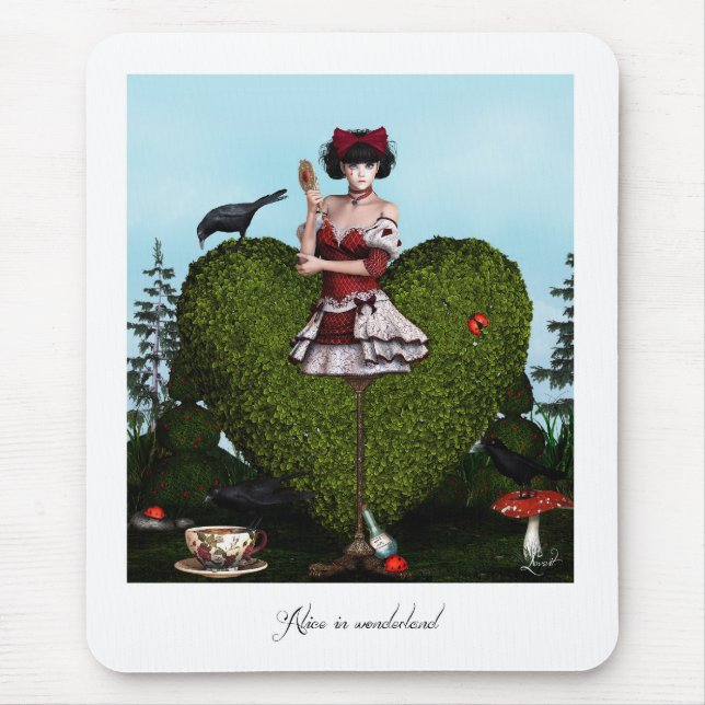 Alice in wonderland mouse mat (Front)