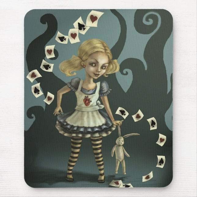 Alice in Wonderland Mouse Mat (Front)