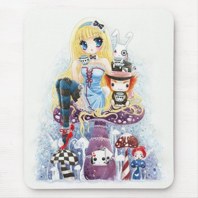 Alice in Wonderland Mouse Mat (Front)