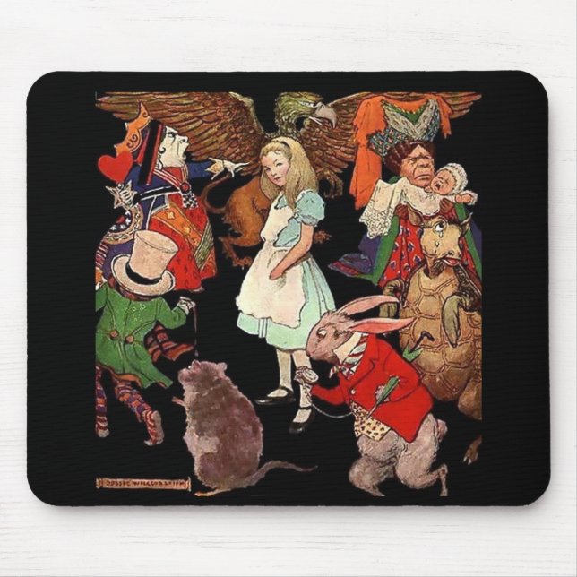 Alice in Wonderland Mouse Mat (Front)