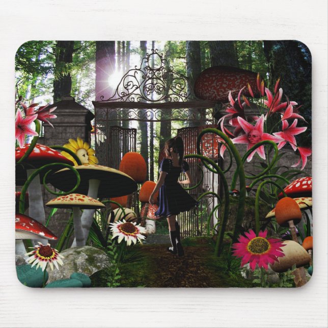 Alice In wonderland mousepad (Front)