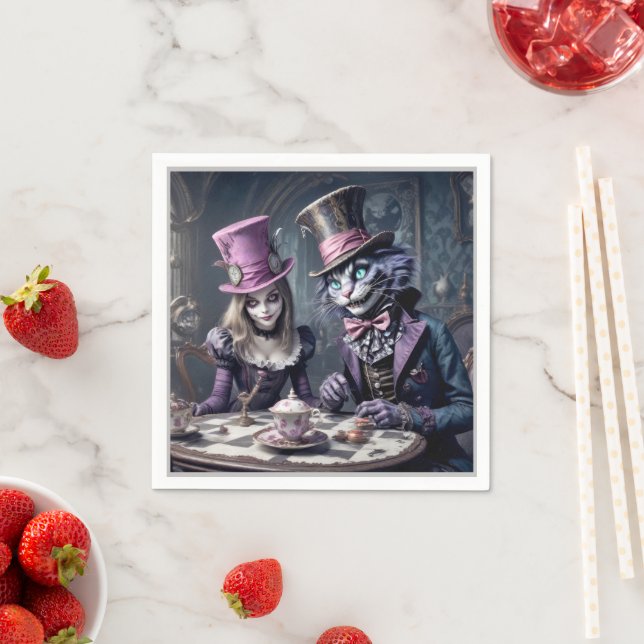 Alice in Wonderland Napkin (Insitu)