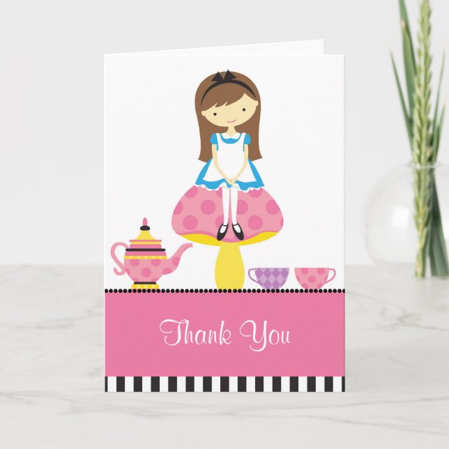 Alice in Wonderland Note Card (Front)