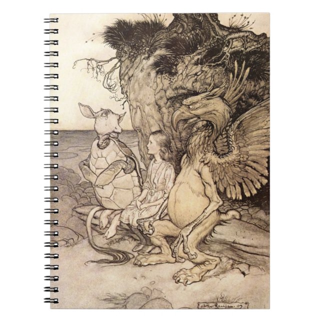 Alice In Wonderland Notebook (Front)
