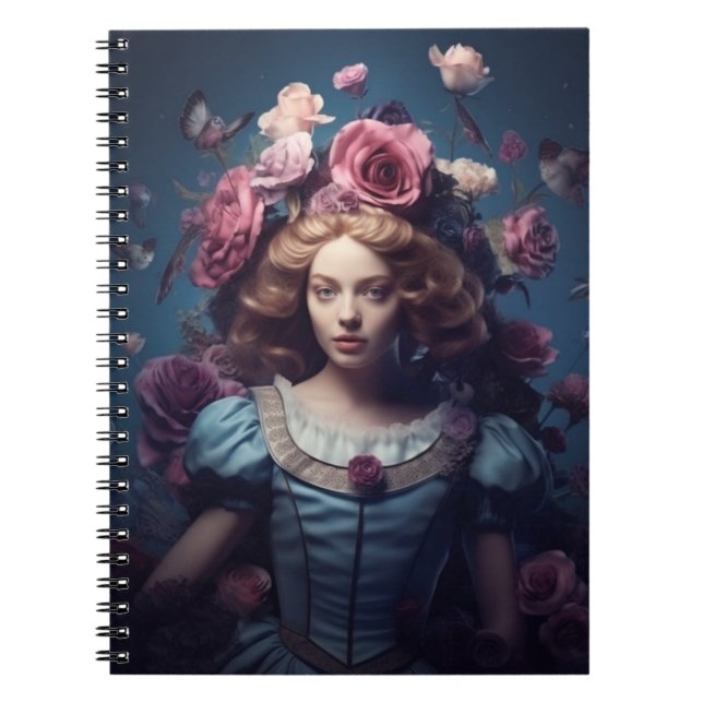 Alice In Wonderland Notebook (Front)