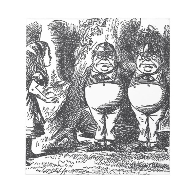 Alice in Wonderland Notepad (Front)