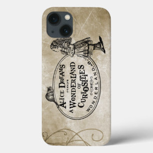 Alice In Wonderland of Curiousities W/Cheshire Cat iPhone 13 Case