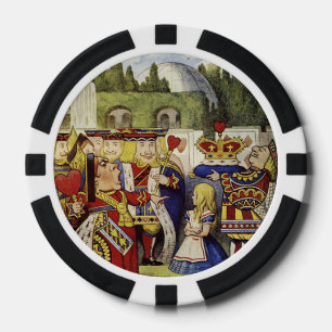 ALICE in Wonderland "OFF with Her Head" poker Chip