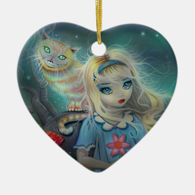 Alice in Wonderland Ornament (Front)