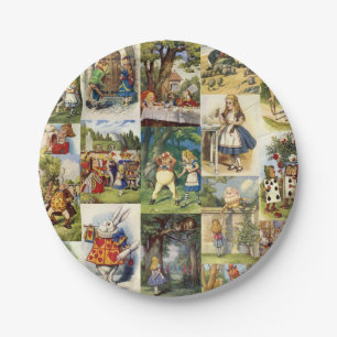 Alice in Wonderland Paper Plate