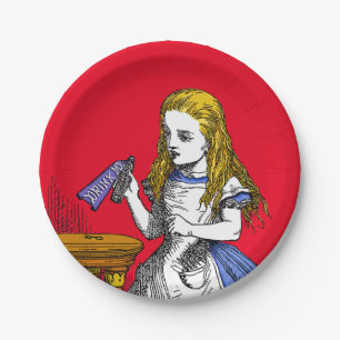 Alice in Wonderland Paper Plate