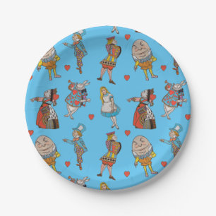 Alice in Wonderland Paper Plates