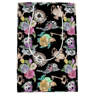 Alice in Wonderland Party Supplies Wrapping Paper Medium Gift Bag