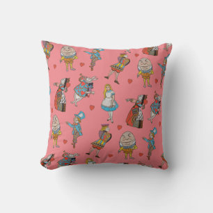Alice in Wonderland Pattern Cushion