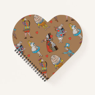 Alice in Wonderland Pattern Notebook