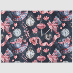 Alice in Wonderland Pattern Tissue Paper