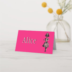 Alice in Wonderland Place Card