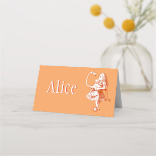 Alice in Wonderland Place Card