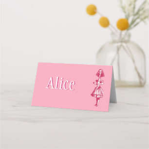 Alice in Wonderland Place Card