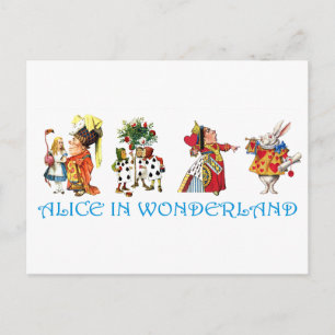ALICE IN WONDERLAND POSTCARD