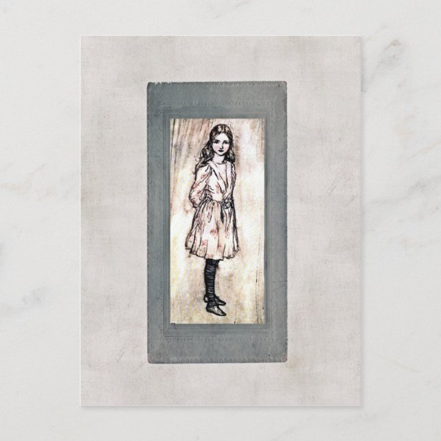 Alice In Wonderland Postcard (Front)