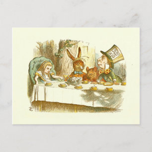 Alice in Wonderland Postcard (Mad Tea Party)