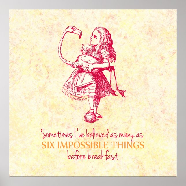 Alice in Wonderland Poster (Front)