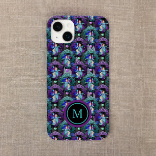 Alice in Wonderland Purple Teal Queen of Hearts Case-Mate iPhone 14 Plus Case