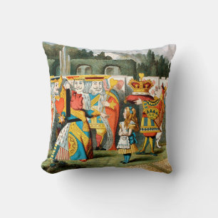 Alice in Wonderland Queen of Hearts Cushion