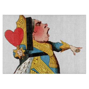 Alice in Wonderland Queen of Hearts Cutting Board