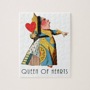 Alice in Wonderland Queen of Hearts Jigsaw Puzzle
