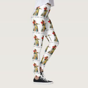 Alice in Wonderland Queen of Hearts Leggings